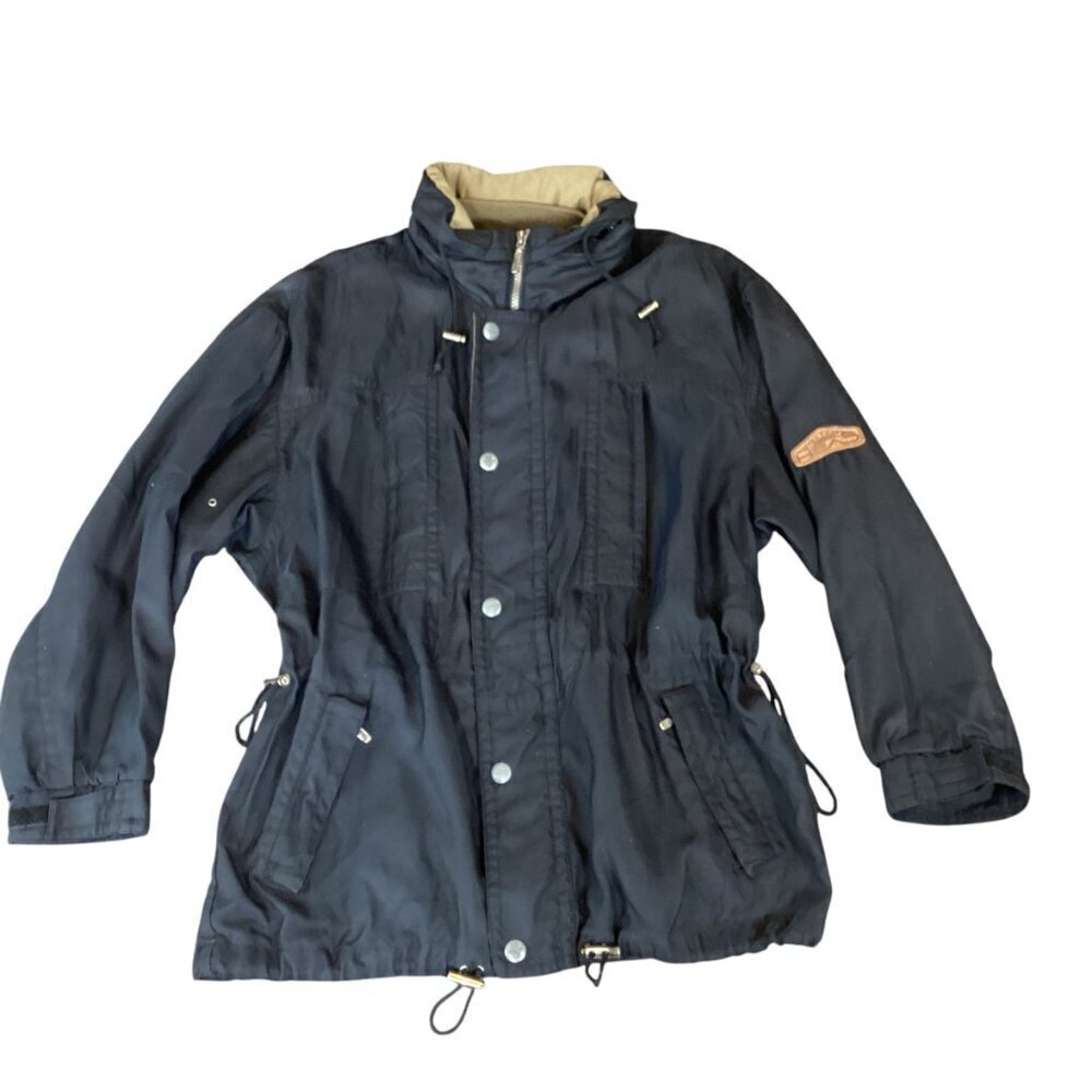 Men's HEAD Sportswear Hooded‎ Winter Zip Jacket XL Black #121H